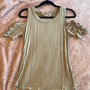 Cold shoulder blouse